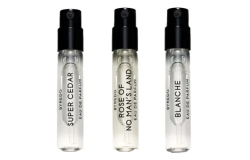 Perfume sample, set, 3 piece set, 2 ml, 2 ml, 2 ml