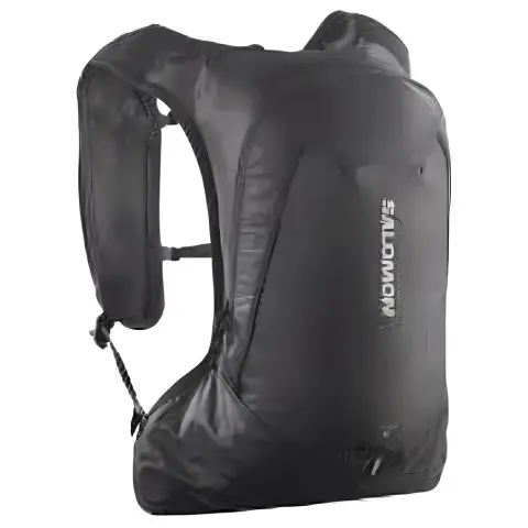 SALOMON 12L Outdoor Hiking Bag Polyester Black Unisex