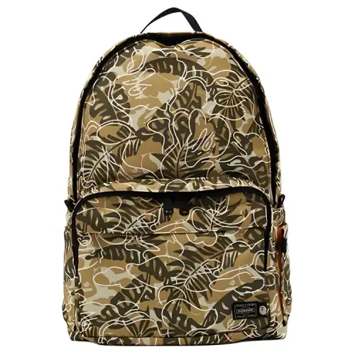 A BATHING APE PORTER Collaboration Polyester Backpack Regular Men's Beige/Blue