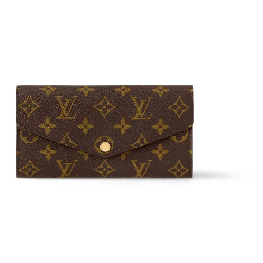 LOUIS VUITTON Sarah Wallet Monogram Rose Ballerine