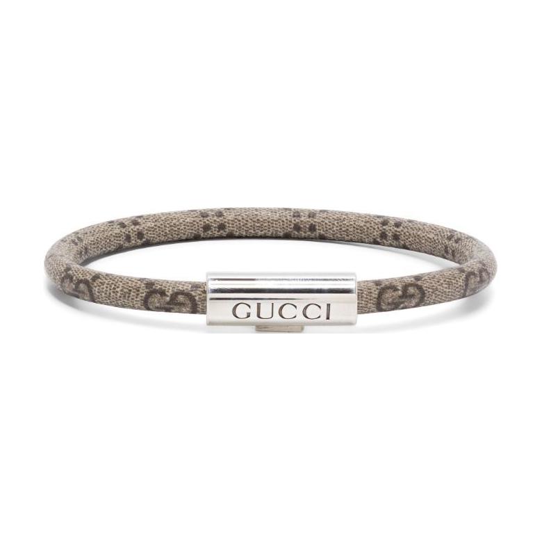 Браслет Gucci Trademark GG Supreme (серебряный)