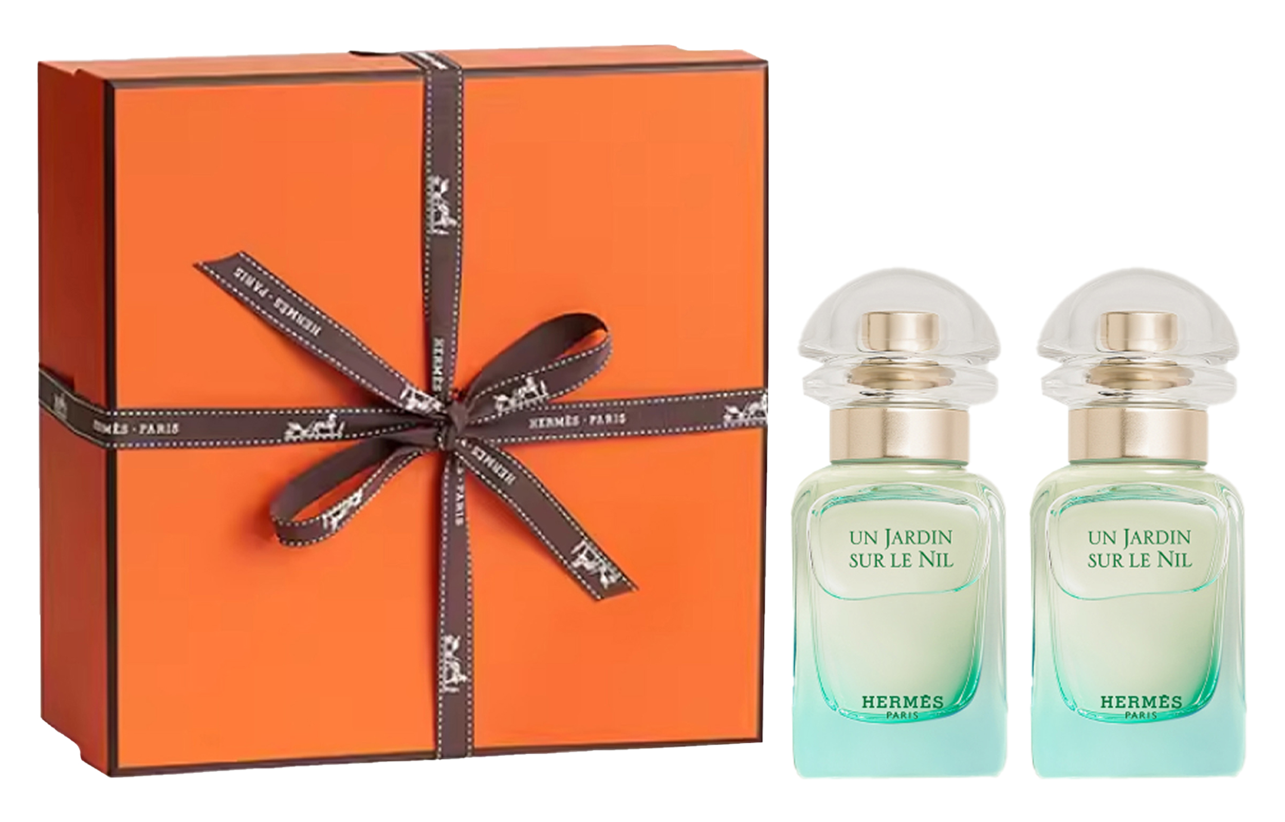 HERMES Hermes Nile Garden Gift Box Perfume Set Eau dessert EDT Green Mango Lotus 30ml*2