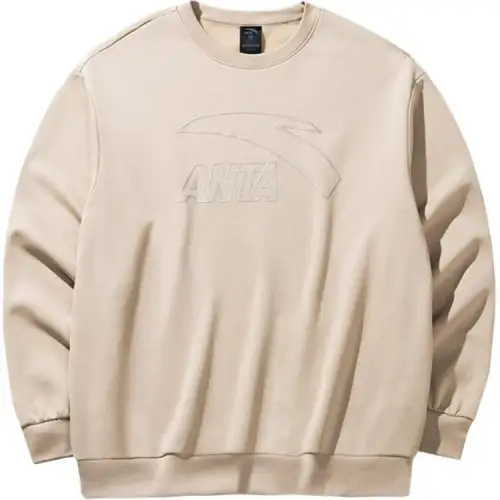 Anta Life Collection Sweatshirt Men's Oat Milk Brown