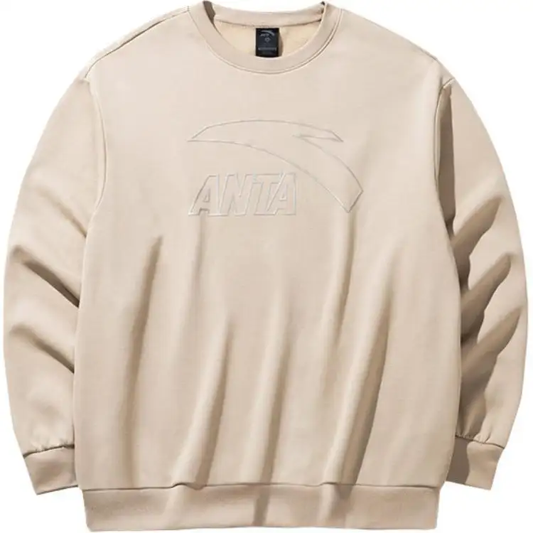 Anta Life Collection Sweatshirt Men's Oat Milk Brown