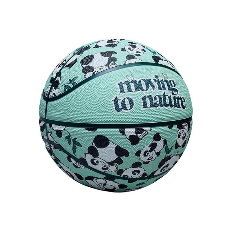 Anta Rubber Basketball Green Size 7 Ball Competition Street Training Unisex