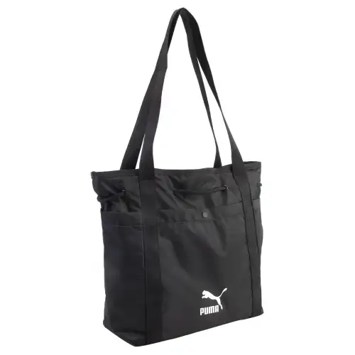 PUMA Fabric Handbag, Shoulder Bag Regular Women's Black