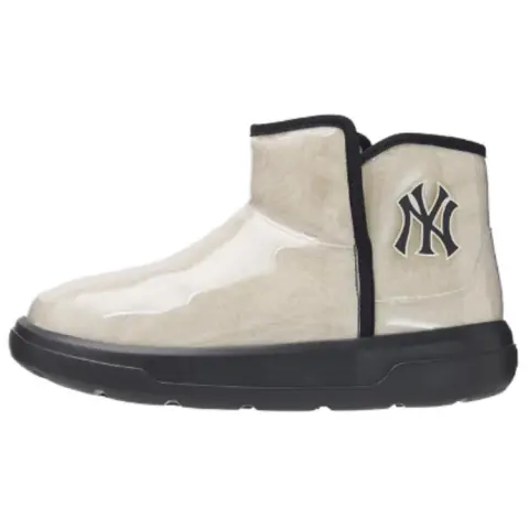 MLB New York Yankees Thermal Slip Resistant Short Snow Boots Women's White