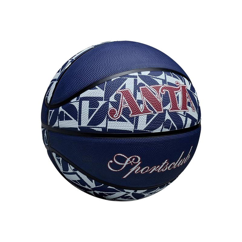 Anta Rubber Basketball Blue Size 7 Ball Training Unisex