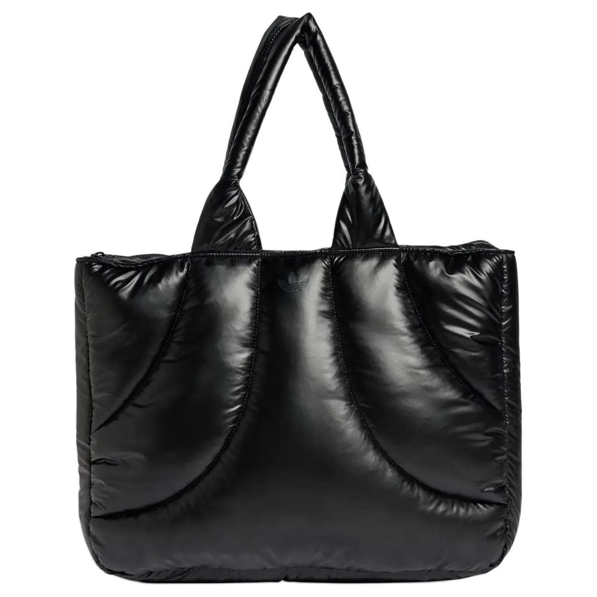 Adidas Originals Polyurethane Tote Bag, Shopping Bag, Shoulder Bag, Handbag Regular Unisex Black