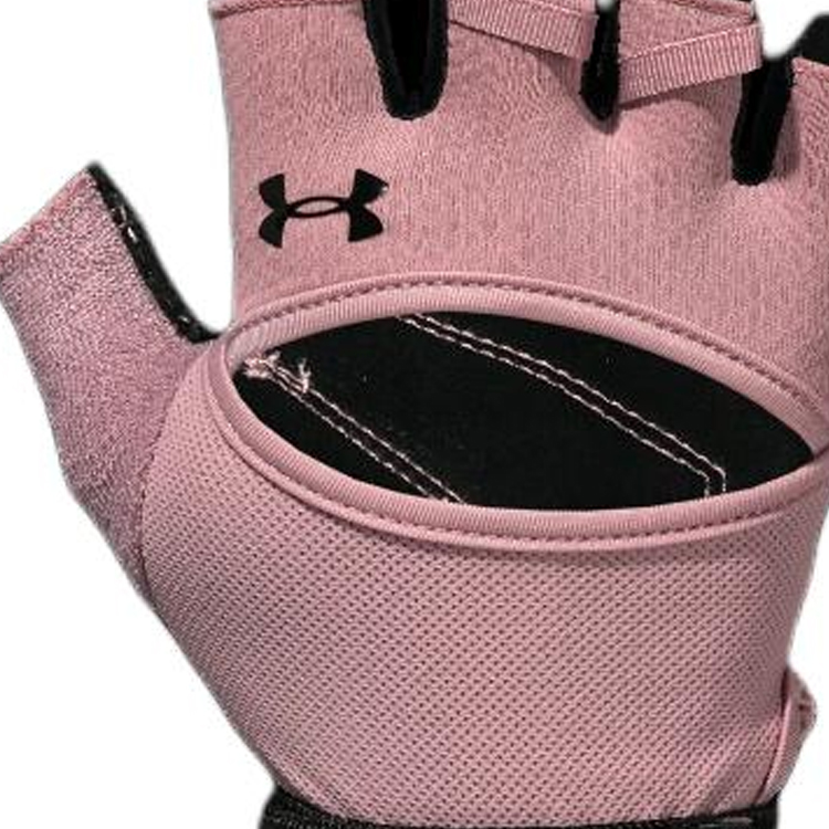 Женские перчатки Under Armour Leather Gloves (розовые) — фото 3