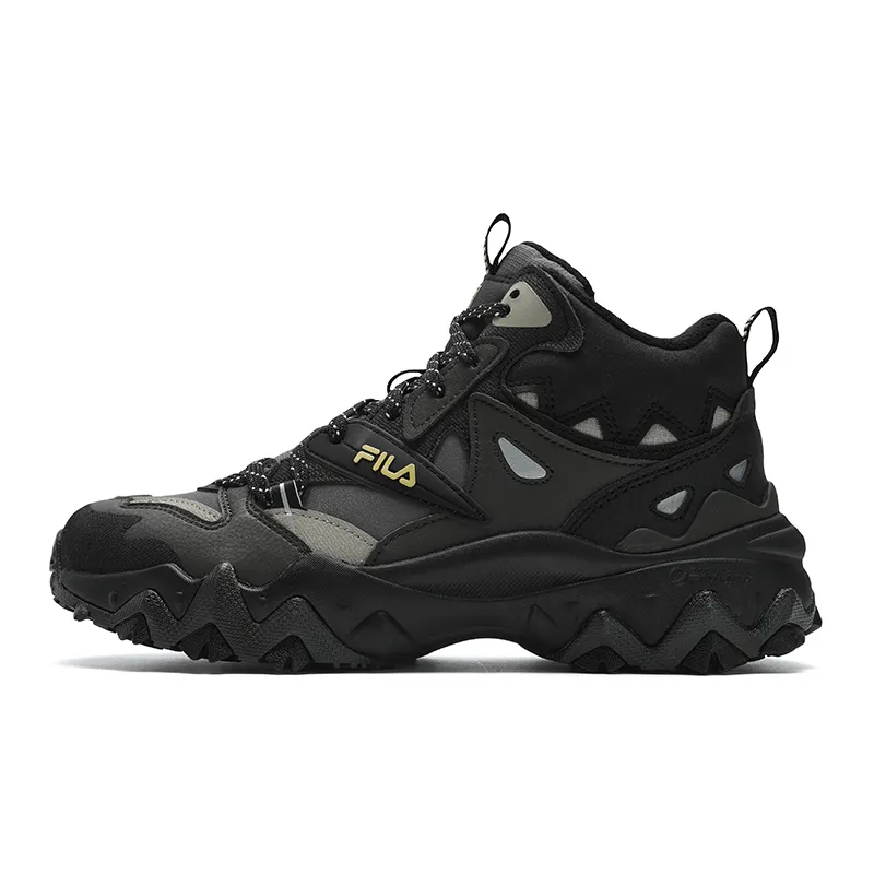 FILA Oakmont 2 Cushioning, Wear Resistant Mid top Casual Shoes Women's Black/Jasper Black