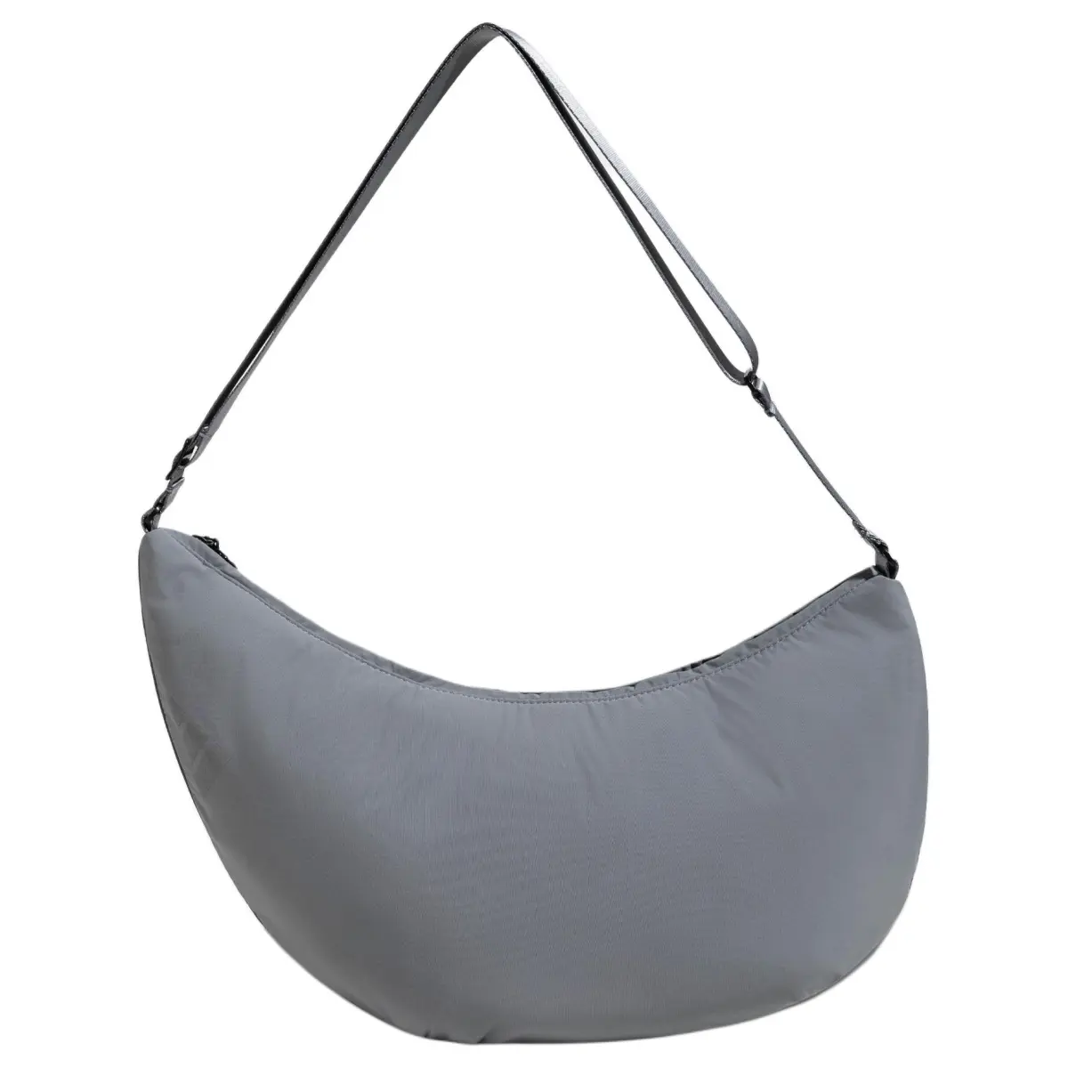 Adidas Recycled Polyamide Crossbody Bags Unisex Gray