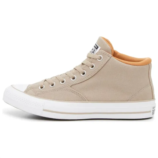 Converse Chuck Taylor All Star Canvas Shoes Unisex Mid-Top Beige White