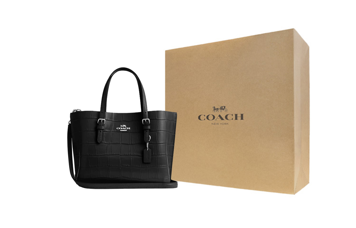 Женская сумка COACH Mollie TOTE (черная)