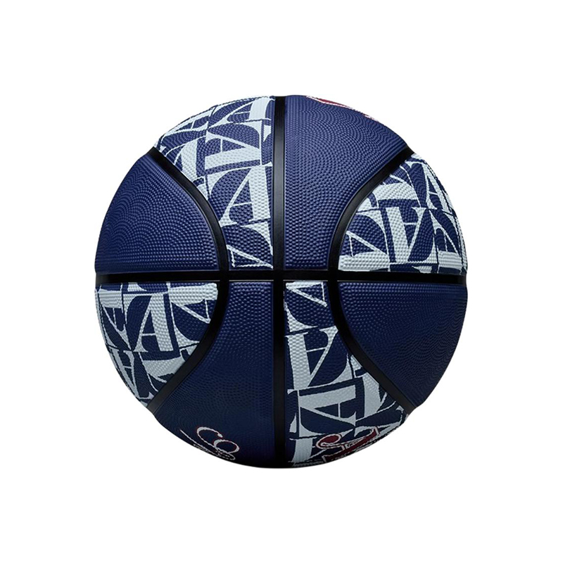 Anta Rubber Basketball Blue Size 7 Ball Training Unisex