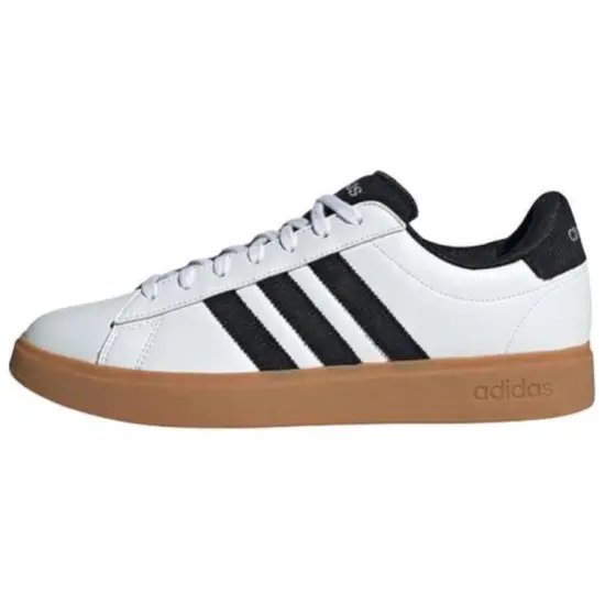 Adidas GRAND COURT 2.0 Skateboard Shoes Men Low-Top White Black
