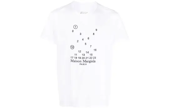 Maison Margiela Graphic Printed Crewneck T Shirt