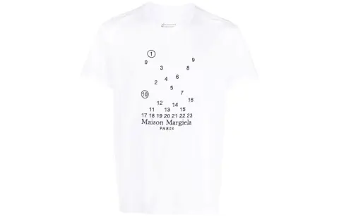 Maison Margiela Graphic Printed Crewneck T Shirt
