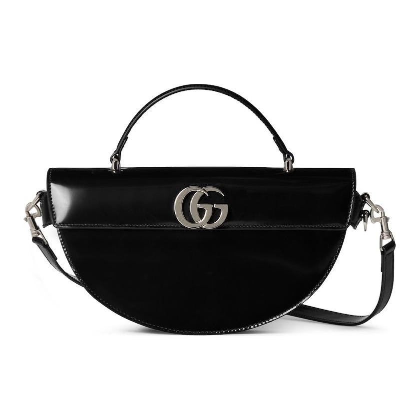 Женская сумка Gucci Полумесяц (черная)