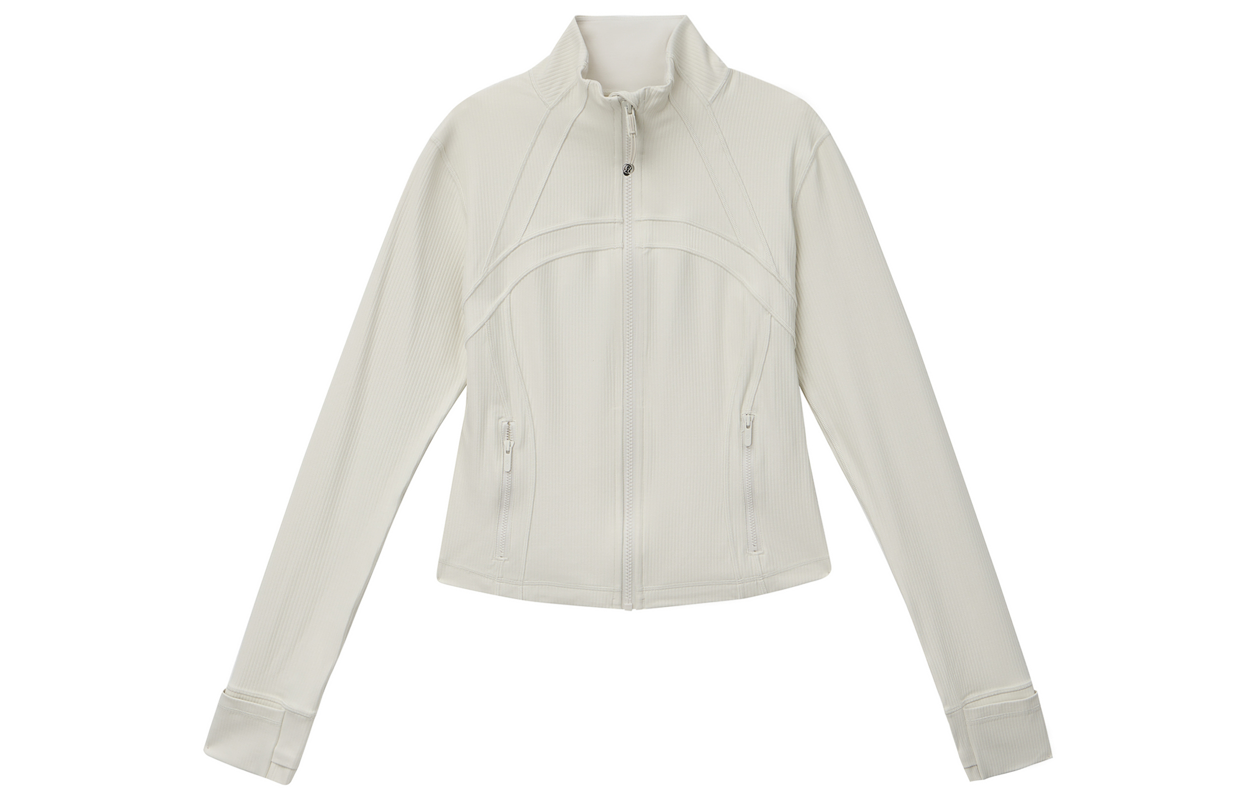 Lululemon Define Jackets & Coats Women’s Bone White Ribbed Band With Flash