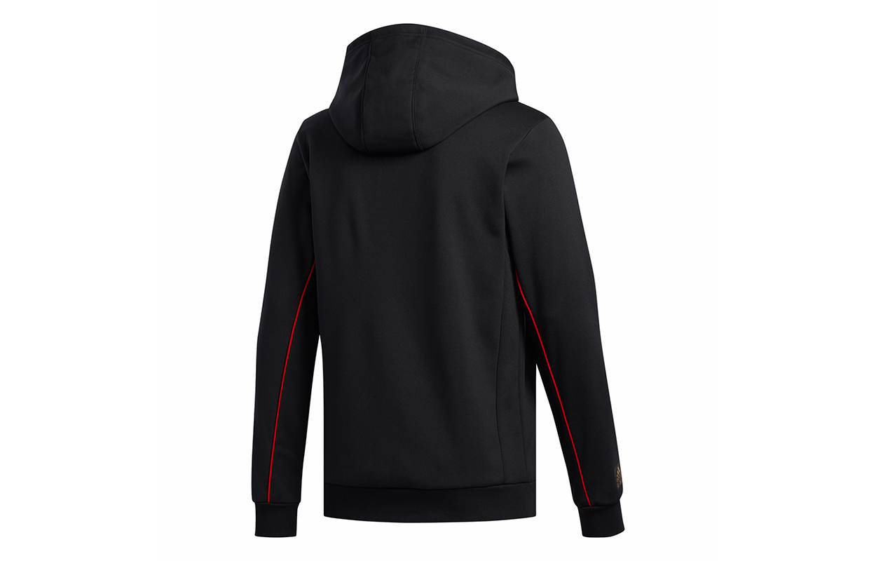 Мужская куртка adidas CNY DAME FZ HD (черный) — фото 2