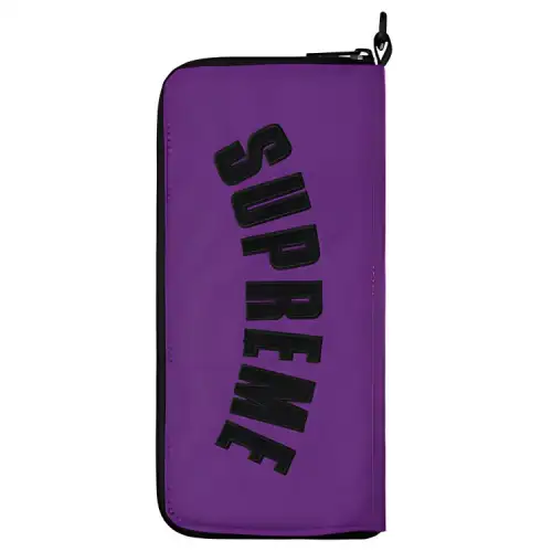 Supreme X The North Face The North Face Supreme SS19 Embroidery Makeup Bag Wallet Clutch Regular Unisex Purple