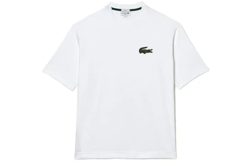 Lacoste logo-patch cotton T-shirt