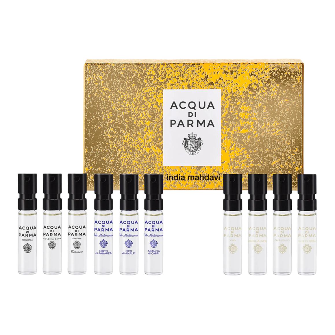 PAERMAZHISHUI Limited Holiday Perfume Sample Set 10 Pcs Set Q Fragrance Box Bergamot Lemon 1.5ml*10