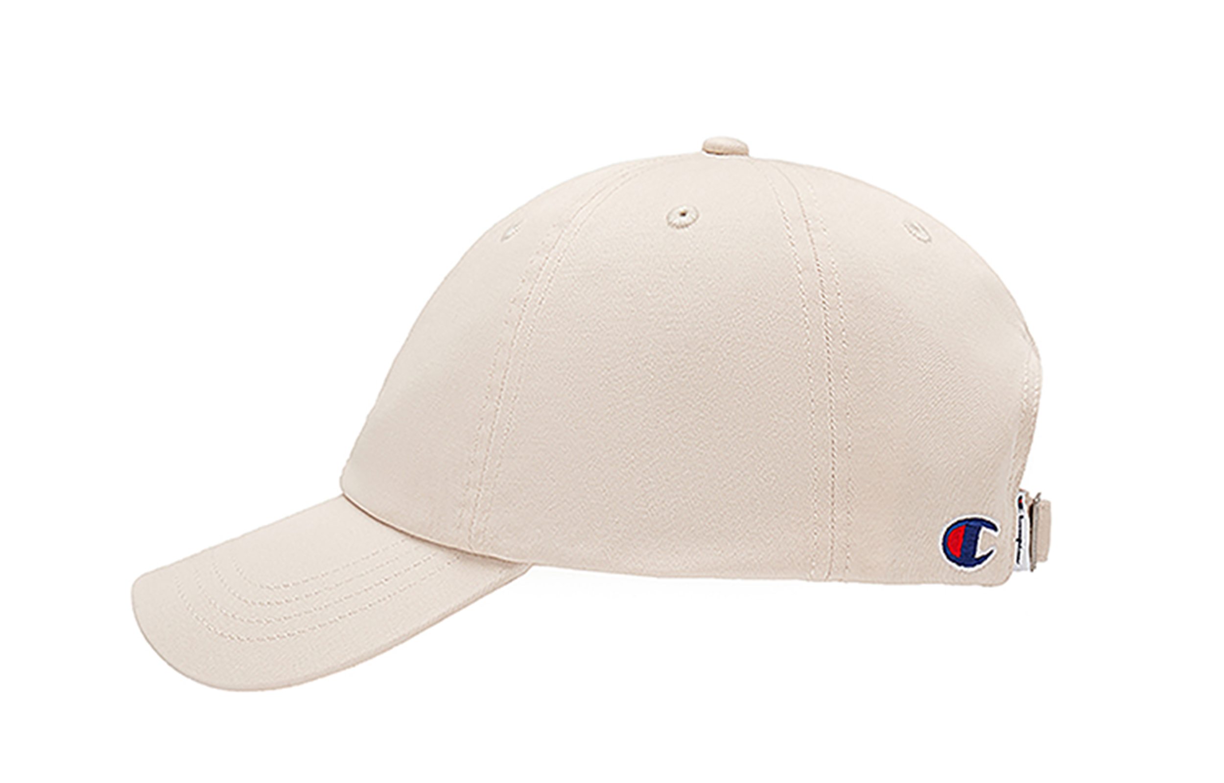 Кепка Champion FW24 C-Logo (бежевая) — фото 3