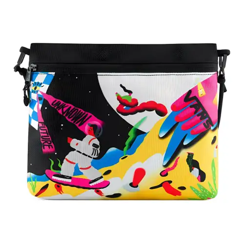 Vans Polyester Crossbody Bag, Canvas Bag, Shoulder Bag Regular Unisex Multicolor