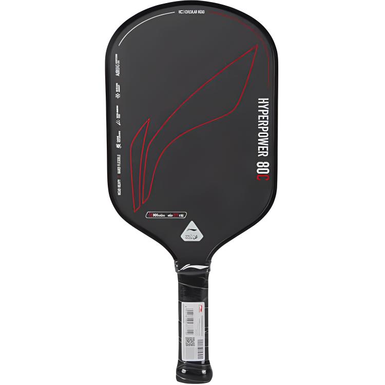 LiNing Niche Racquet Sports Carbon Fiber Professional Competition Unisex Black Pickleball Paddle