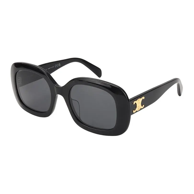 CELINE Round Sunglasses Women's Black