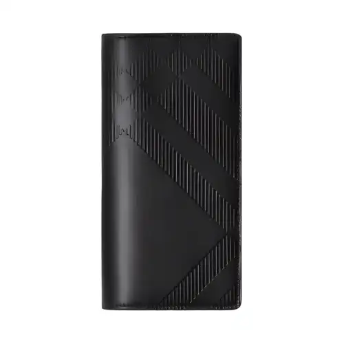 Burberry Calfskin Wallet Regular Men's Black