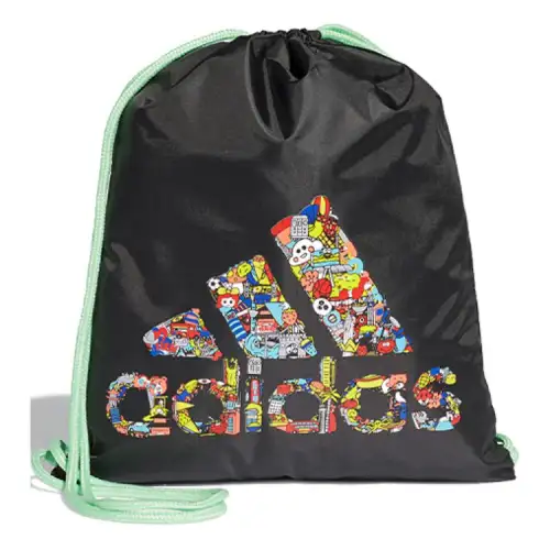 Adidas Polyester Drawstring Bag Gym Bag Sports Bag Backpack Regular Unisex Black