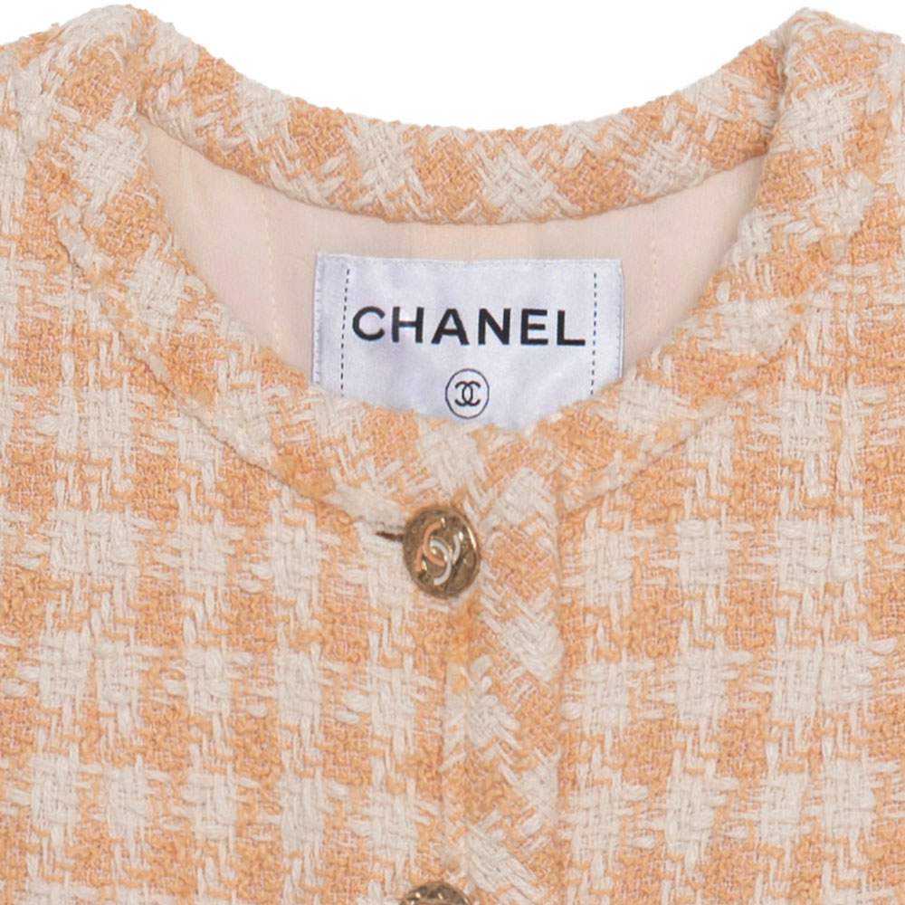 Женская куртка Chanel (оранжевая) — фото 2