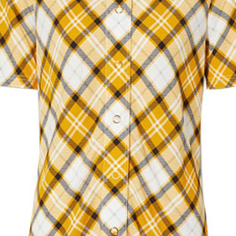 Женская рубашка Burberry (оранжевая) — фото 3