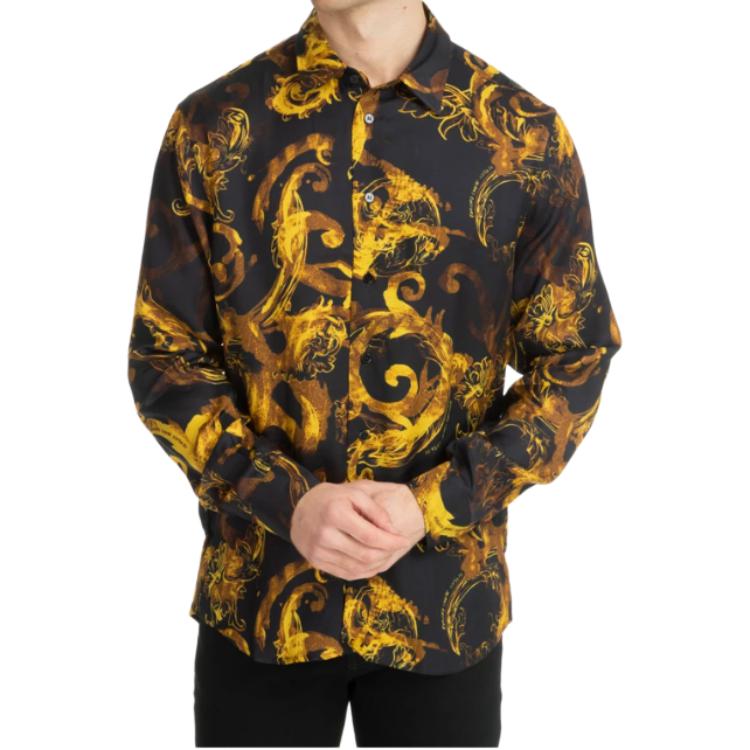 Мужская рубашка Versace Jeans Couture (черный) — фото 3