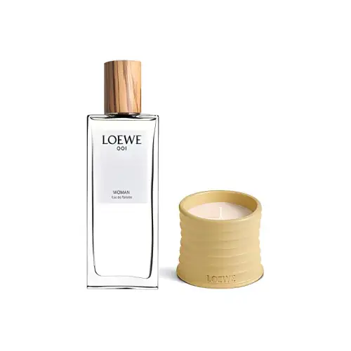LOEWE Floral perfume, amber set with jasmine, gold and silver, 50 ml, 170g