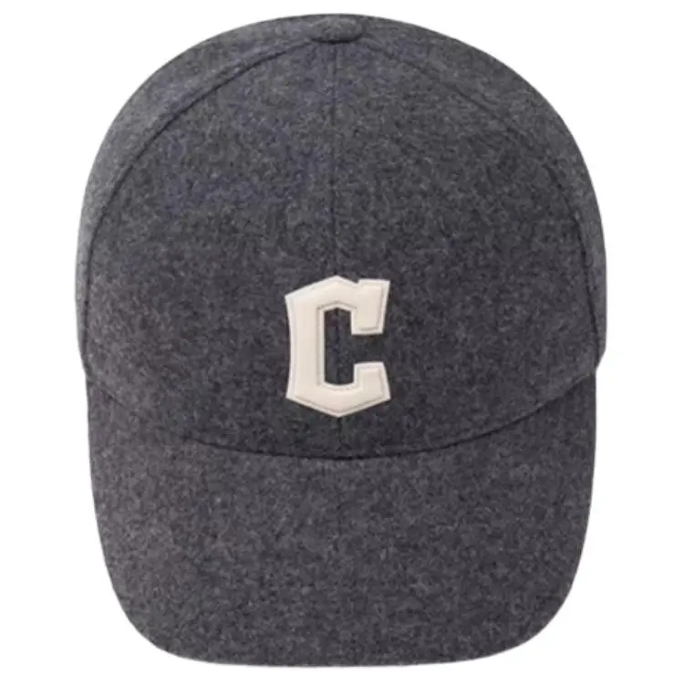 MLB Wool Baseball Caps Unisex Dark Heather Gray