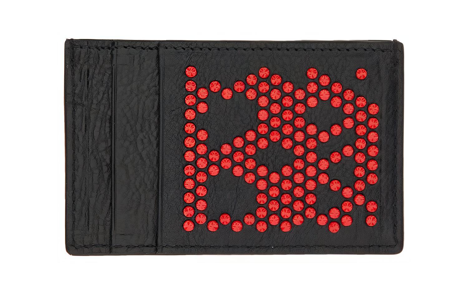 Мужской кошелек Alexander McQueen Cardholder (черный) — фото 2