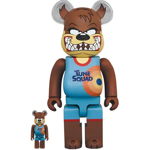 BE@RBRICK BE@RBRICK Space Jam New Legend TASMANIAN DEVIL Tasmanian Devil Big Mouth Monster 100%+400% Appeasement Trendy Doll