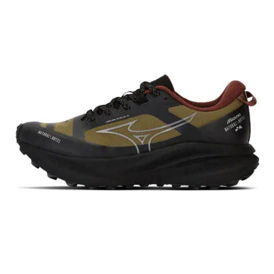 Mizuno Pi Plus PL Outdoor Shoes Unisex Low top Spray Black/Yellow Green
