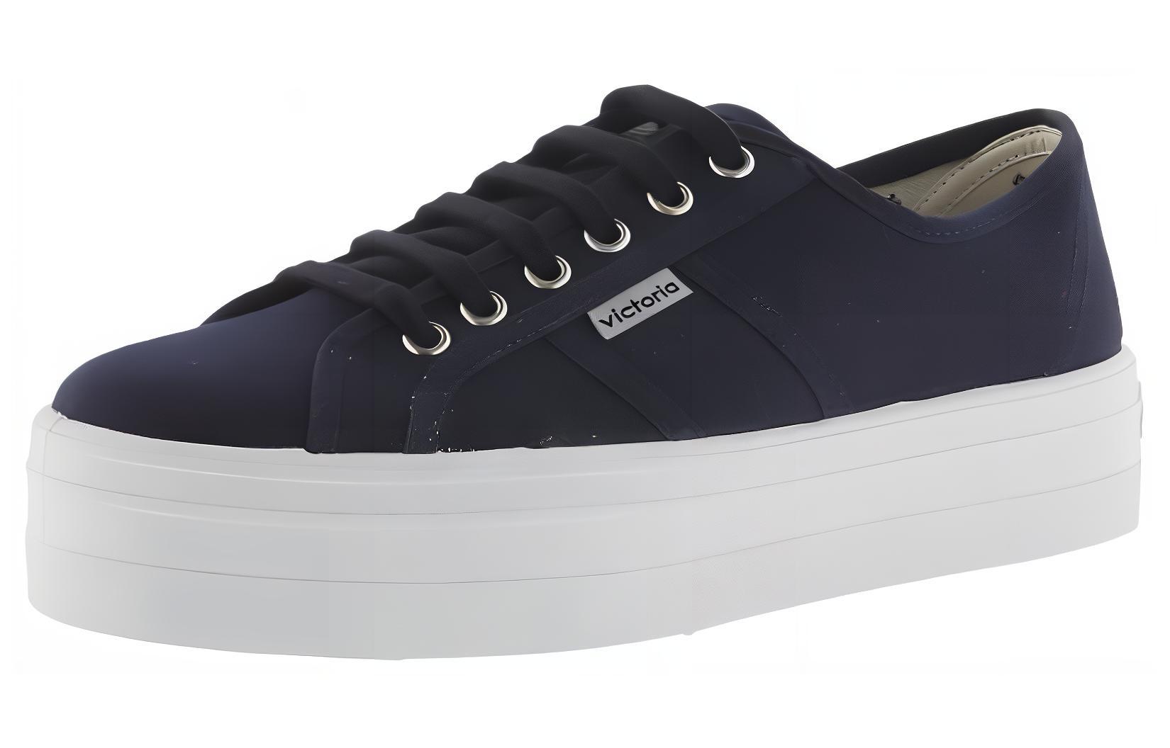 Victoria Beckham Кожаная круглая голова со шнурками Низкая банда панель обувь женский голубой