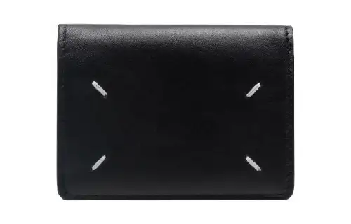 Maison Margiela Leather Wallet Women's Black