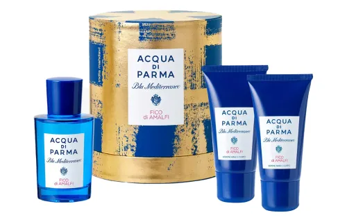 Blue perfume, set, fig color, 75 ml, 75 ml, 100 ml