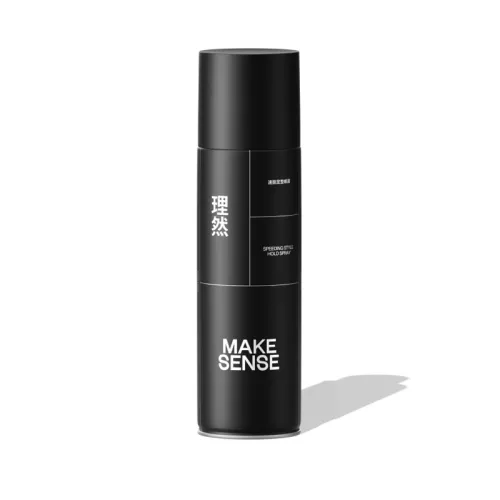 Marine powerful quick dry wooden hair spray sandalwood, perfumed matte perfume, permanent volume styling, American style, 75 ml, 200 ml, 250 ml