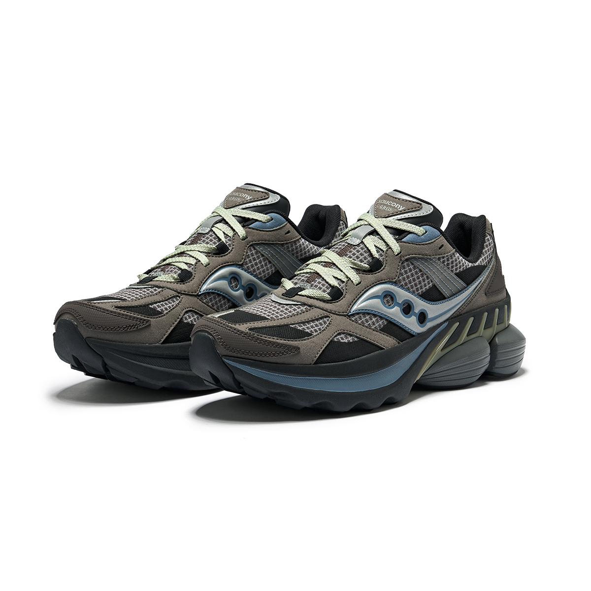 Saucony Low top Running Shoes Unisex Brown Black