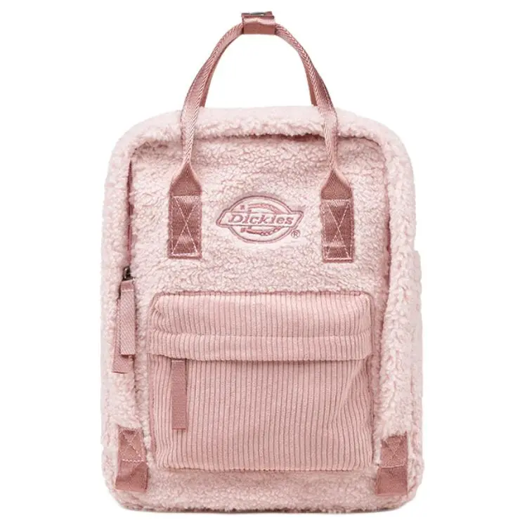 Dickies Polyester Backpack Small Women's Lotus Pink/Creamy Apricot/Coffee Brown