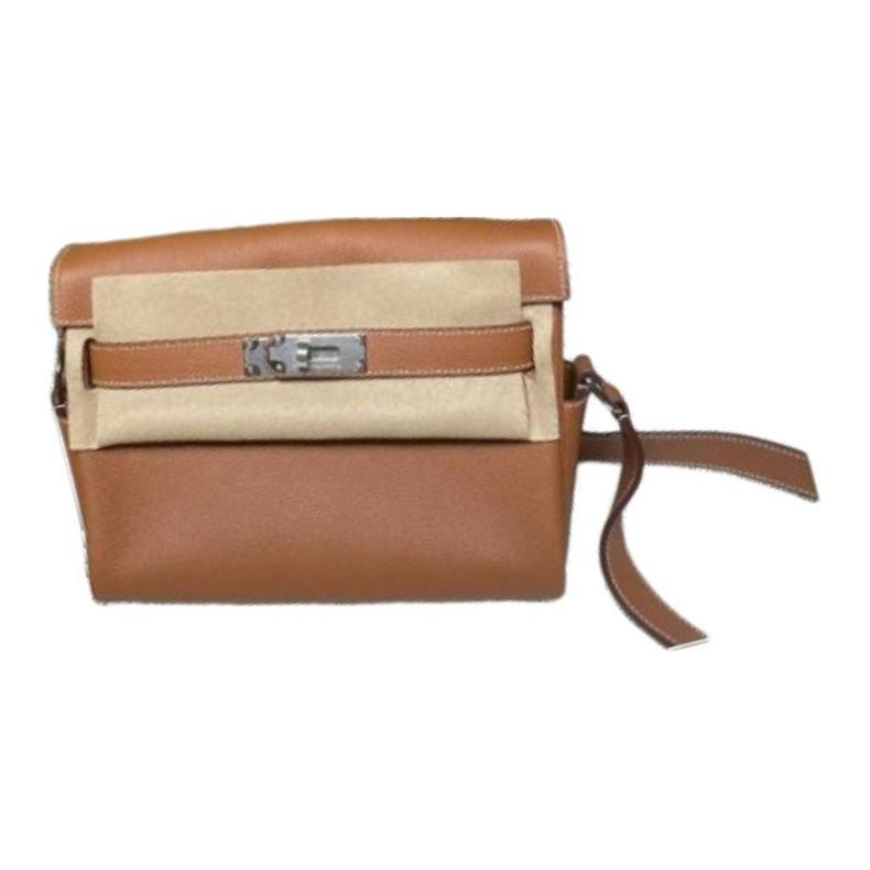 Сумка Hermes Kelly Messenger (золотая)