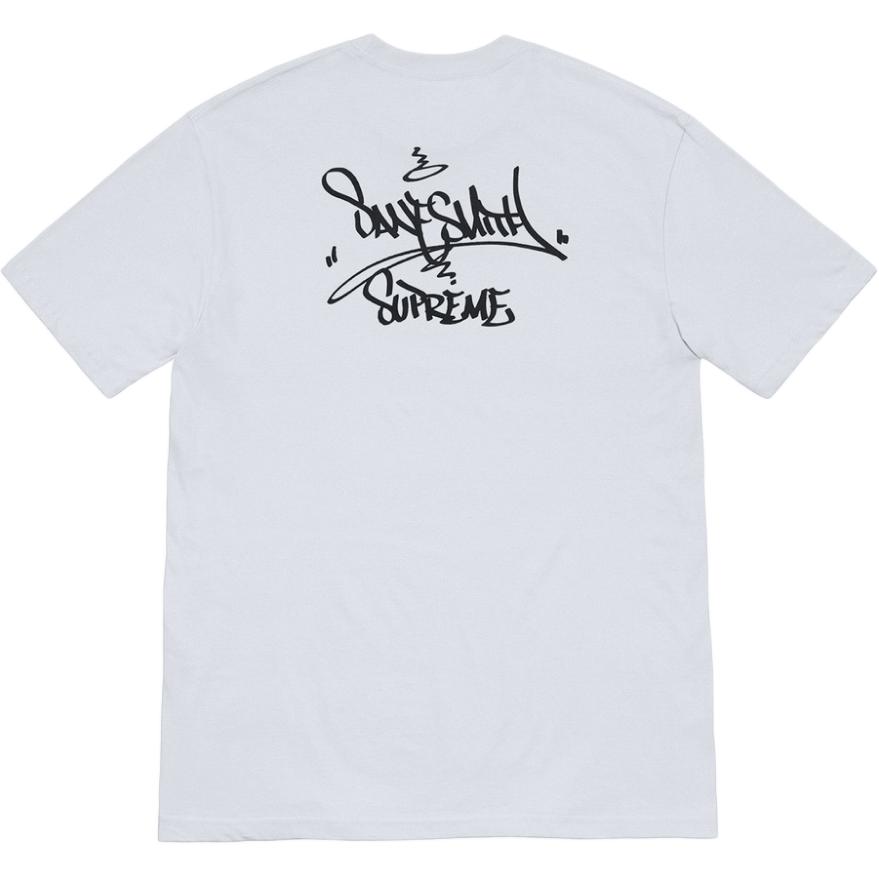 Футболка Supreme FW19 Week 17 Bridge Tee (белая) — фото 2